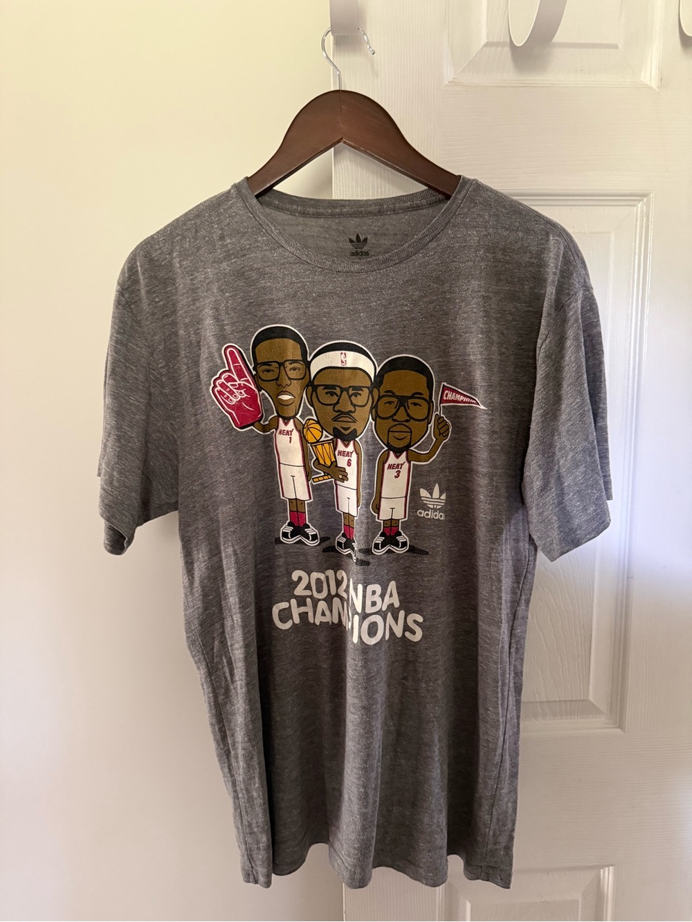 Adidas Miami Heat 2012 NBA Championship Men’s Large